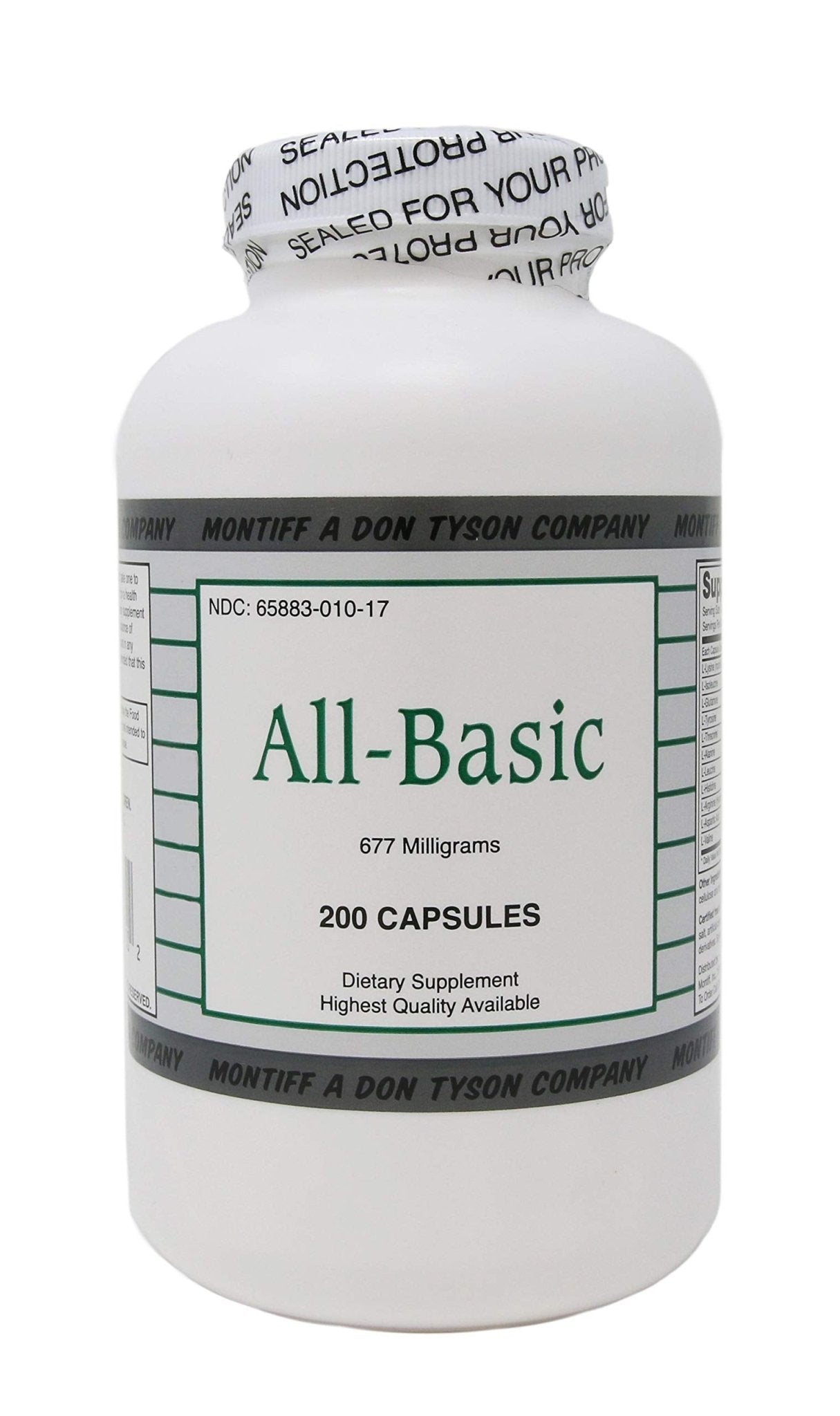 All Basic 677 mg 200 Capsules - dailyvitalstore