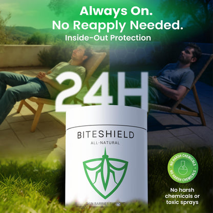 All-Natural Daily Supplement for “Bite Magnets” – 24/7 Plant-Based Alternative to Mosquito Repellents, Insect Sprays & Bug Sprays – Supports Skin, Wellness & Outdoor Comfort - dailyvitalstore