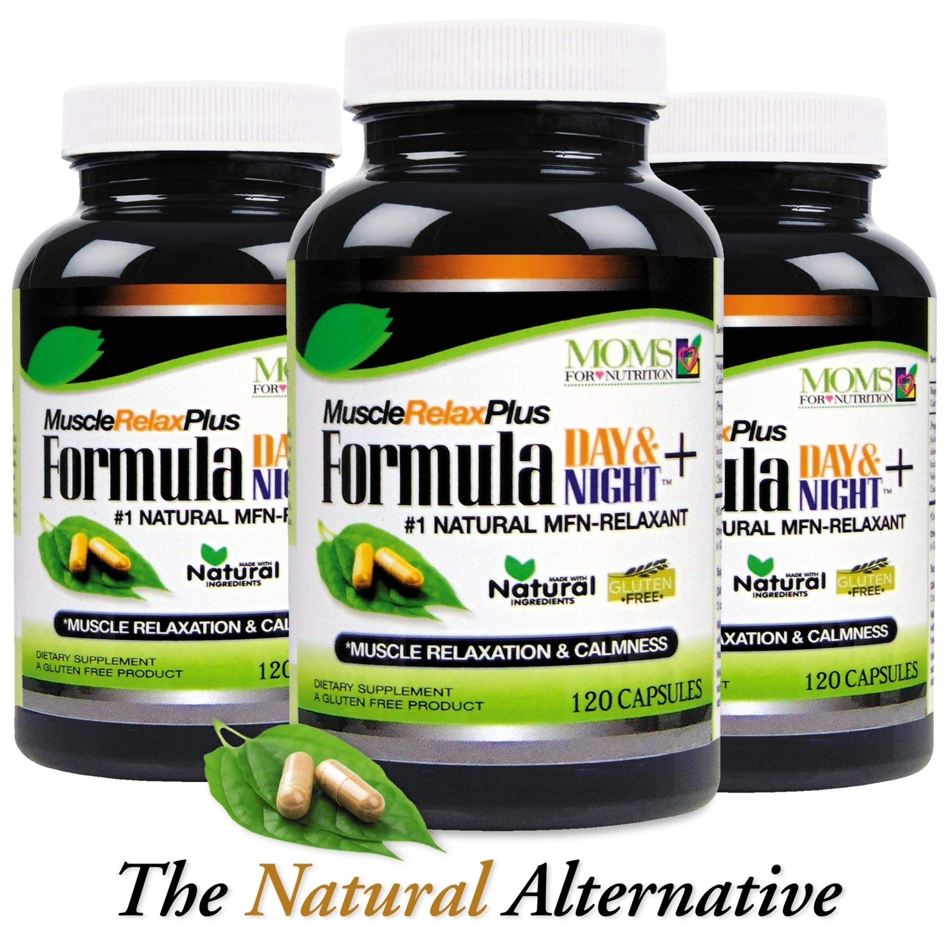 All Natural Muscle Relax Formula Plus - 50 Capsules - Daytime/Nighttime Natural Relaxant - dailyvitalstore
