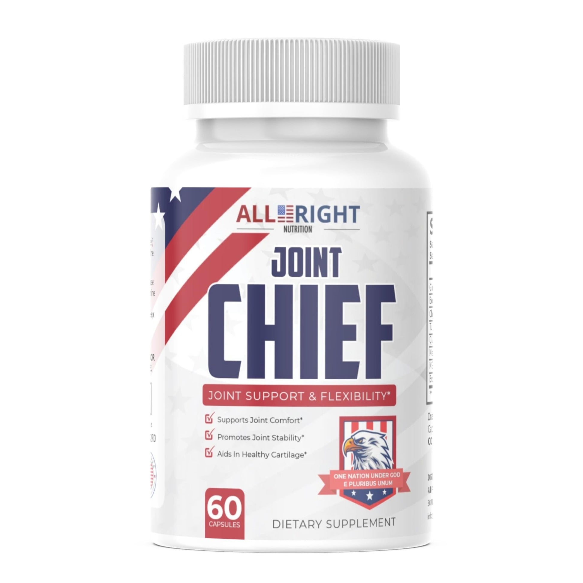 All Right Nutrition Joint Chief - Joint & Muscle Support - Mobility Aid - 60 Capsules - dailyvitalstore