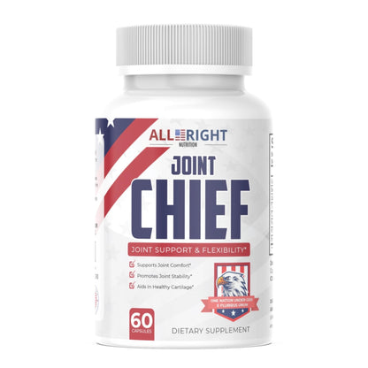All Right Nutrition Joint Chief - Joint & Muscle Support - Mobility Aid - 60 Capsules - dailyvitalstore