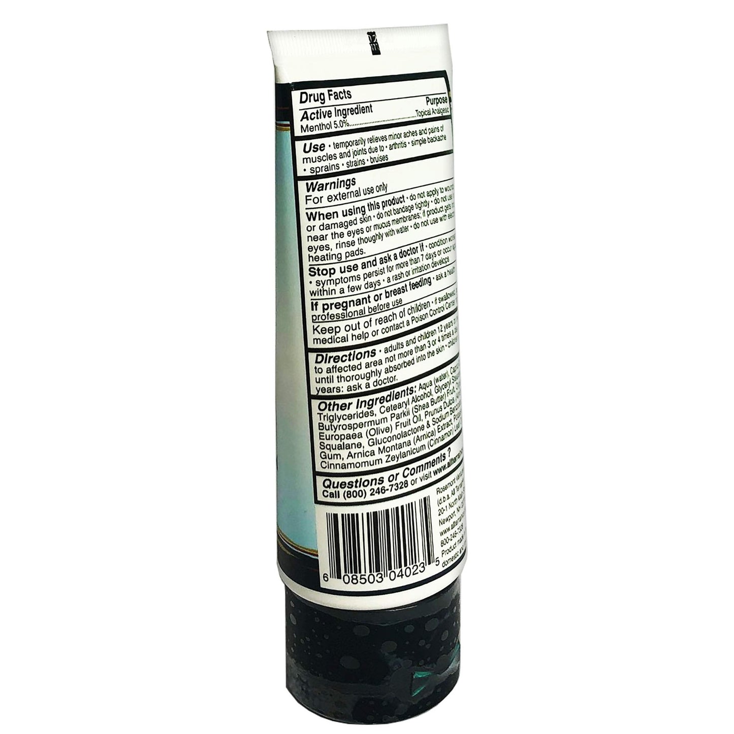 All Terrain Recovery Rub Soothing Massage Cream 3oz, Natural Relief for Muscle Aches and Pains - dailyvitalstore