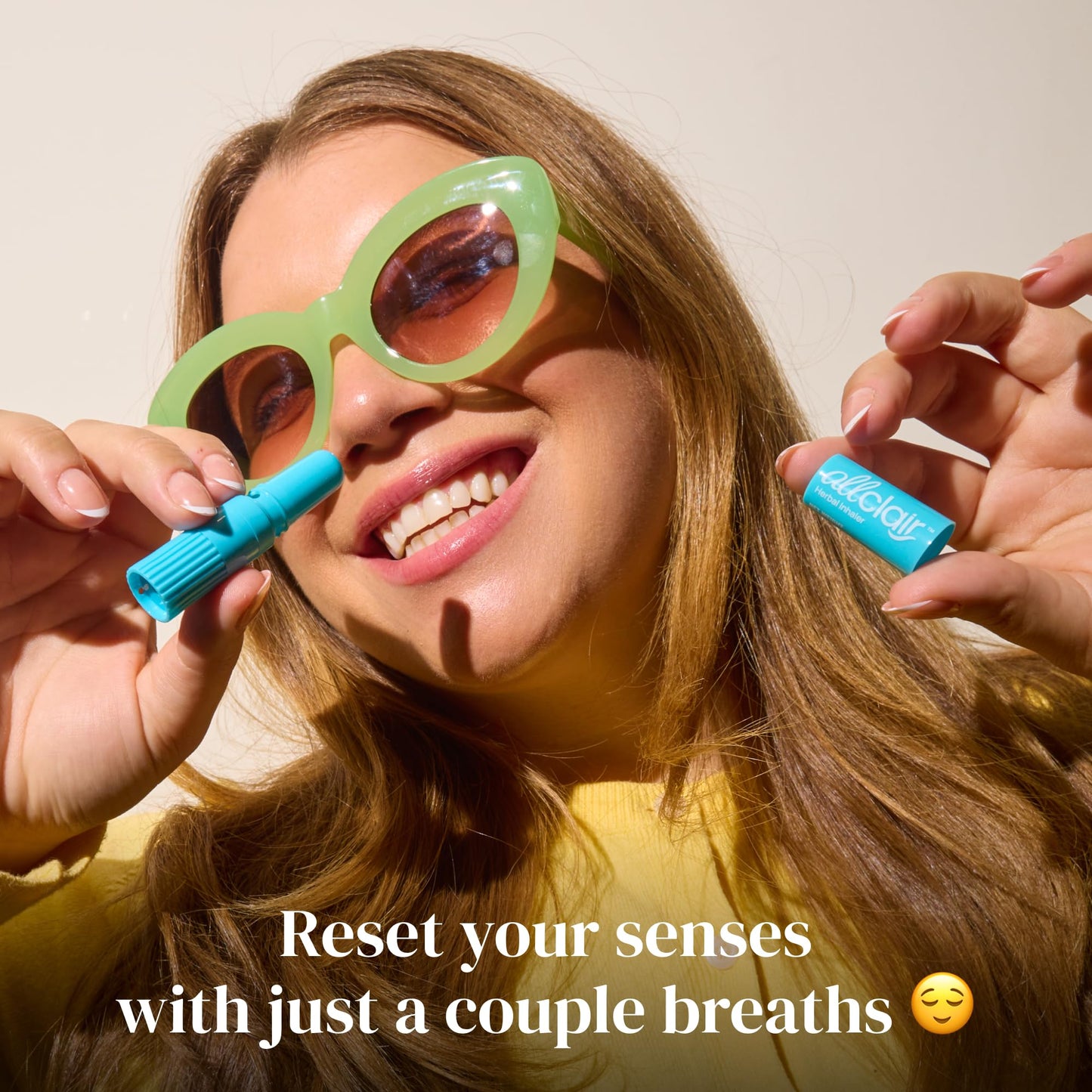 Allclair Nausea Relief Inhaler for Motion & Morning Sickness – Fast-Acting, Non-Drowsy, Natural Alternative to Pills & Patches, Travel Essential (2 Inhalers) - dailyvitalstore