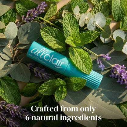 Allclair Nausea Relief Inhaler for Motion & Morning Sickness – Fast-Acting, Non-Drowsy, Natural Alternative to Pills & Patches, Travel Essential (2 Inhalers) - dailyvitalstore