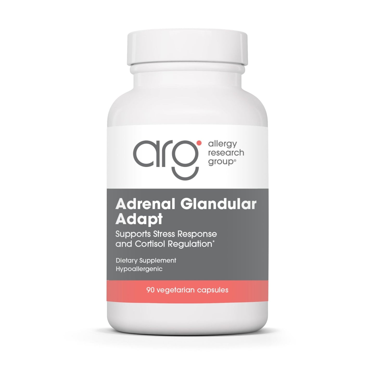Allergy Research Group - Adrenal Glandular Adapt - Supports Healthy Stress Response and Cortisol Regulation - Hypoallergenic - 90 Vegetarian Capsules - dailyvitalstore