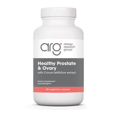 Allergy Research Group Healthy Prostate & Ovary - Traditional Chinese & Vietnamese Herbal Blend with Crinum Latifolium - Supports Reproductive Tissue & Immune Balance - 60 Servings - 180 Capsules - dailyvitalstore