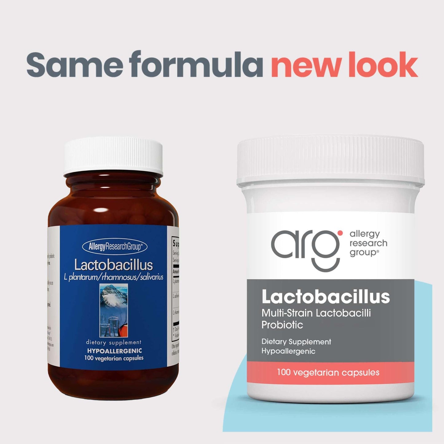 Allergy Research Group Lactobacillus Supplement - Probiotics for Men & Women, Digestive Health, Gut Health, Vegetarian Capsules - 100 Count - dailyvitalstore