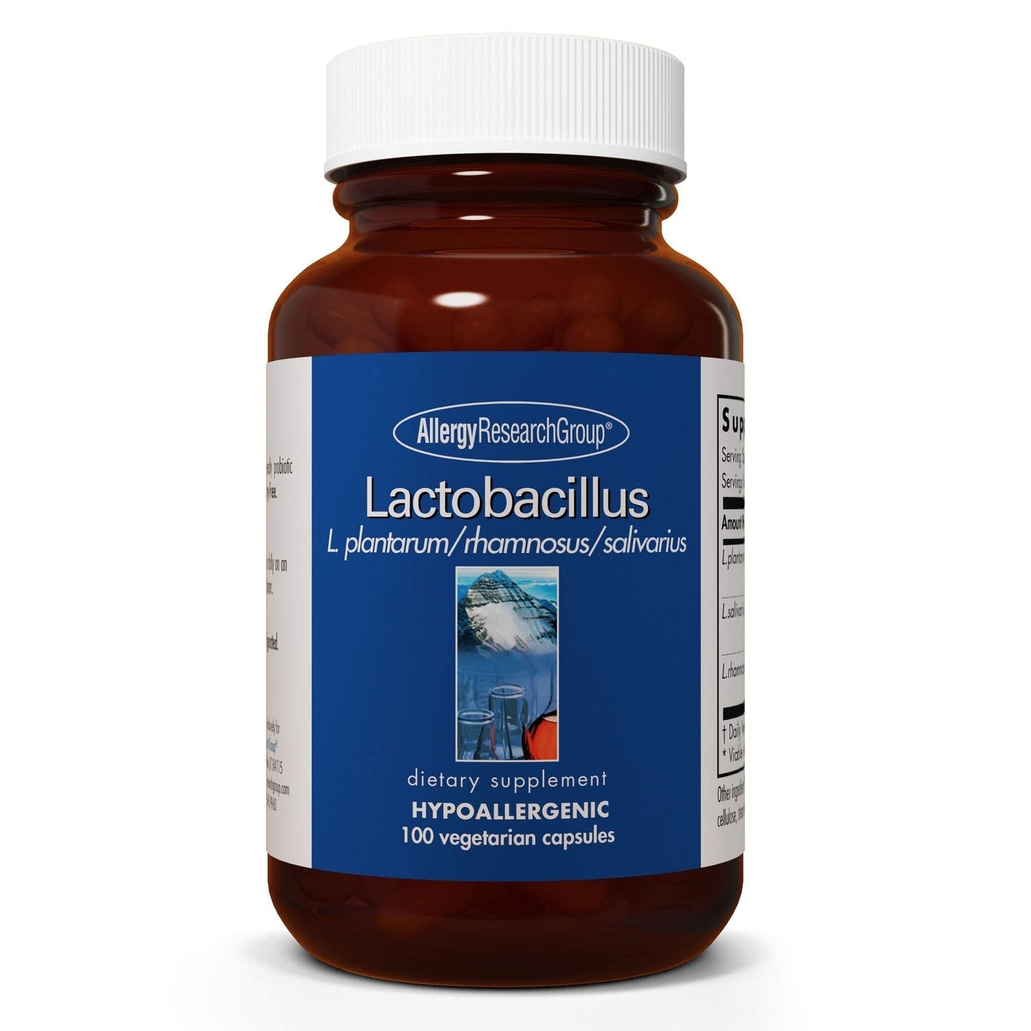 Allergy Research Group Lactobacillus Supplement - Probiotics for Men & Women, Digestive Health, Gut Health, Vegetarian Capsules - 100 Count - dailyvitalstore