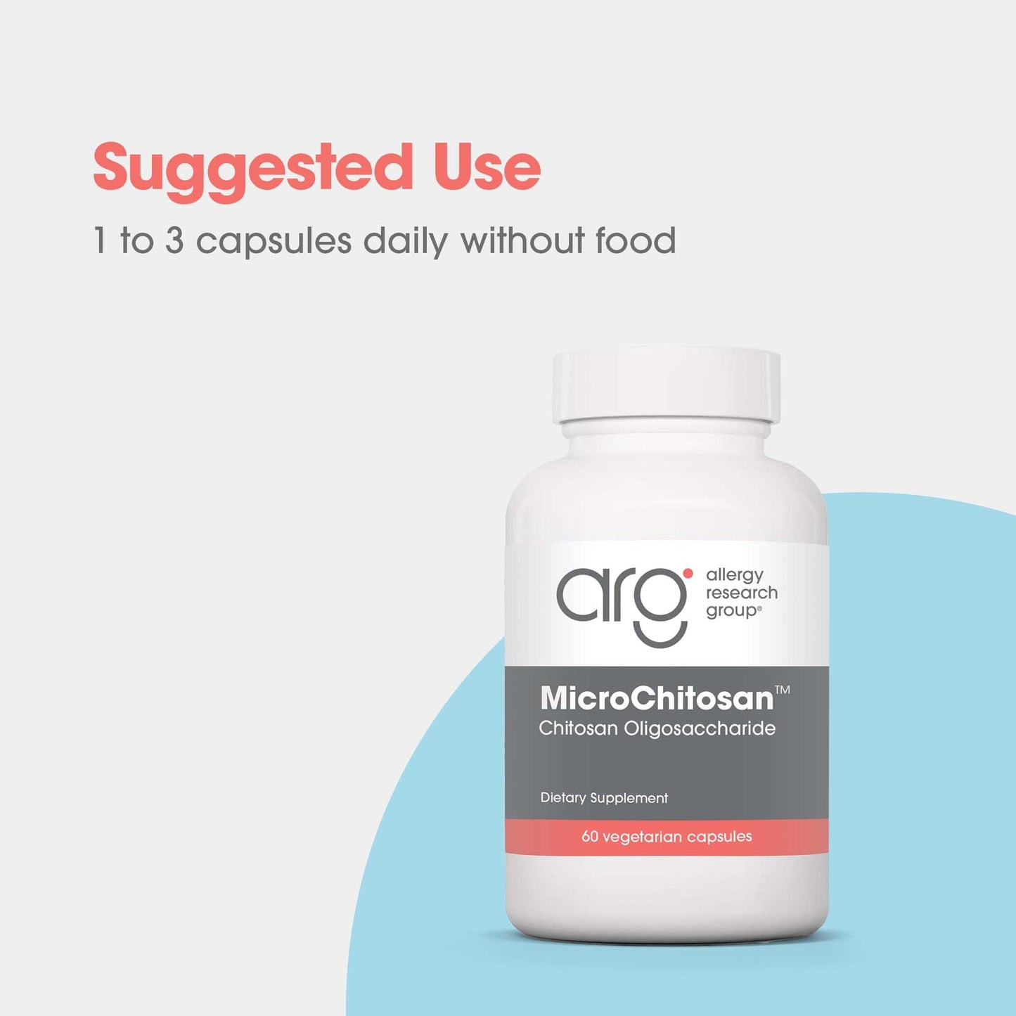 Allergy Research Group MicroChitosan Supplement - Chitosan, Chitosan Oligosaccharide, Cleansing Support Binder, Enhanced Detoxification - dailyvitalstore