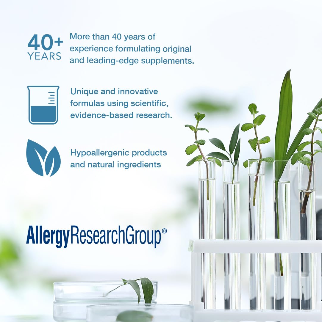 Allergy Research Group PhytoCort Supplement - Respiratory Support, Lung Health, Lung Detox, Lung Cleanse, Healthy Breathing, Herbal Support, Reishi, Licorice, Noni, Vegetarian Capsules - 120 Count - dailyvitalstore