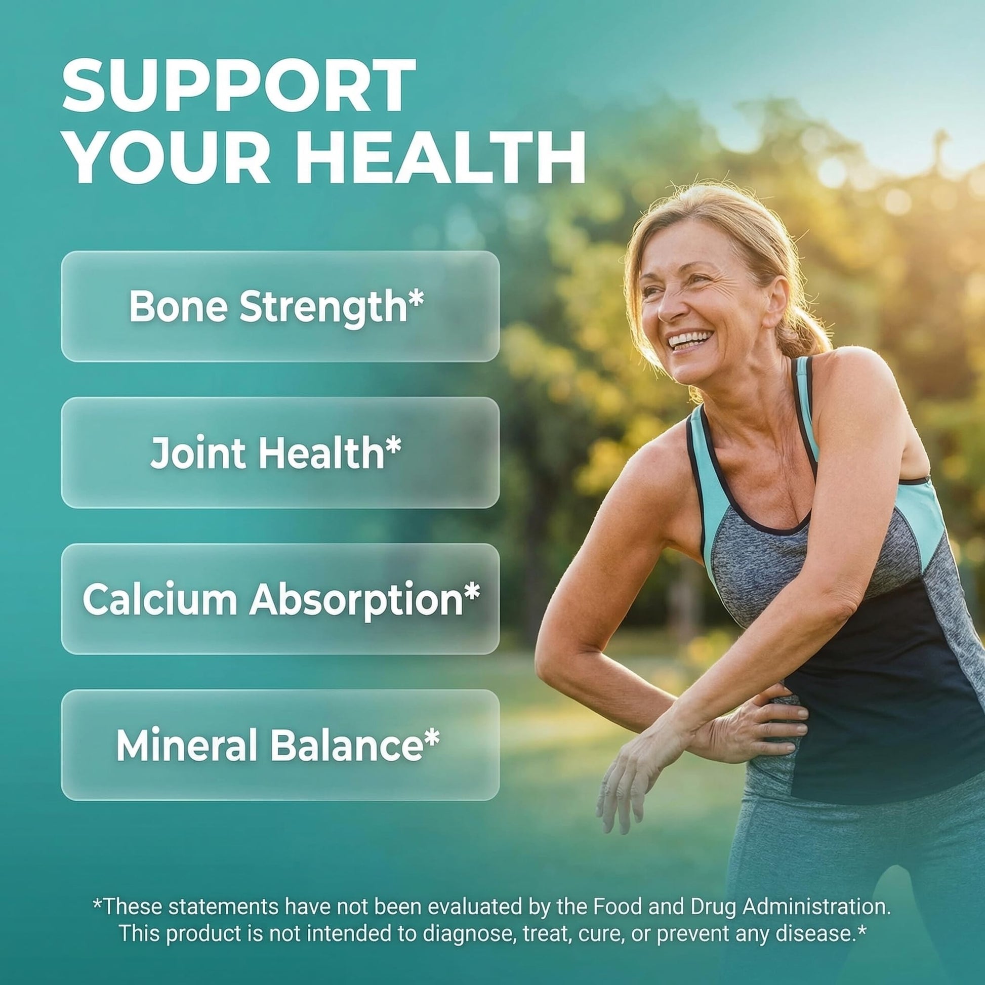 Allin1 Calcium Magnesium Zinc Supplement with Potassium, Copper, Strontium, Silica, Vitamin D3 K2, Boron, Vitamin B1 B12 Red Clover Herb Alfalfa Basil Pills for Men - dailyvitalstore
