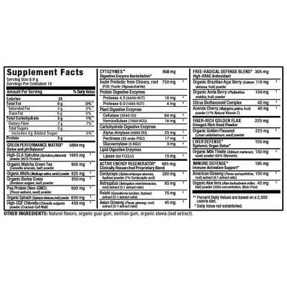 ALLMAX Naturals CytoGreens Super Greens Powder, Premium Green Superfood with Greens, Superfoods, Daily Greens Supplement, Acai Berry Green Tea, 14 Servings - dailyvitalstore
