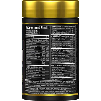 ALLMAX Nutrition Premium Vitaform, Performance Vitamin for Men, 60 Tablets - dailyvitalstore