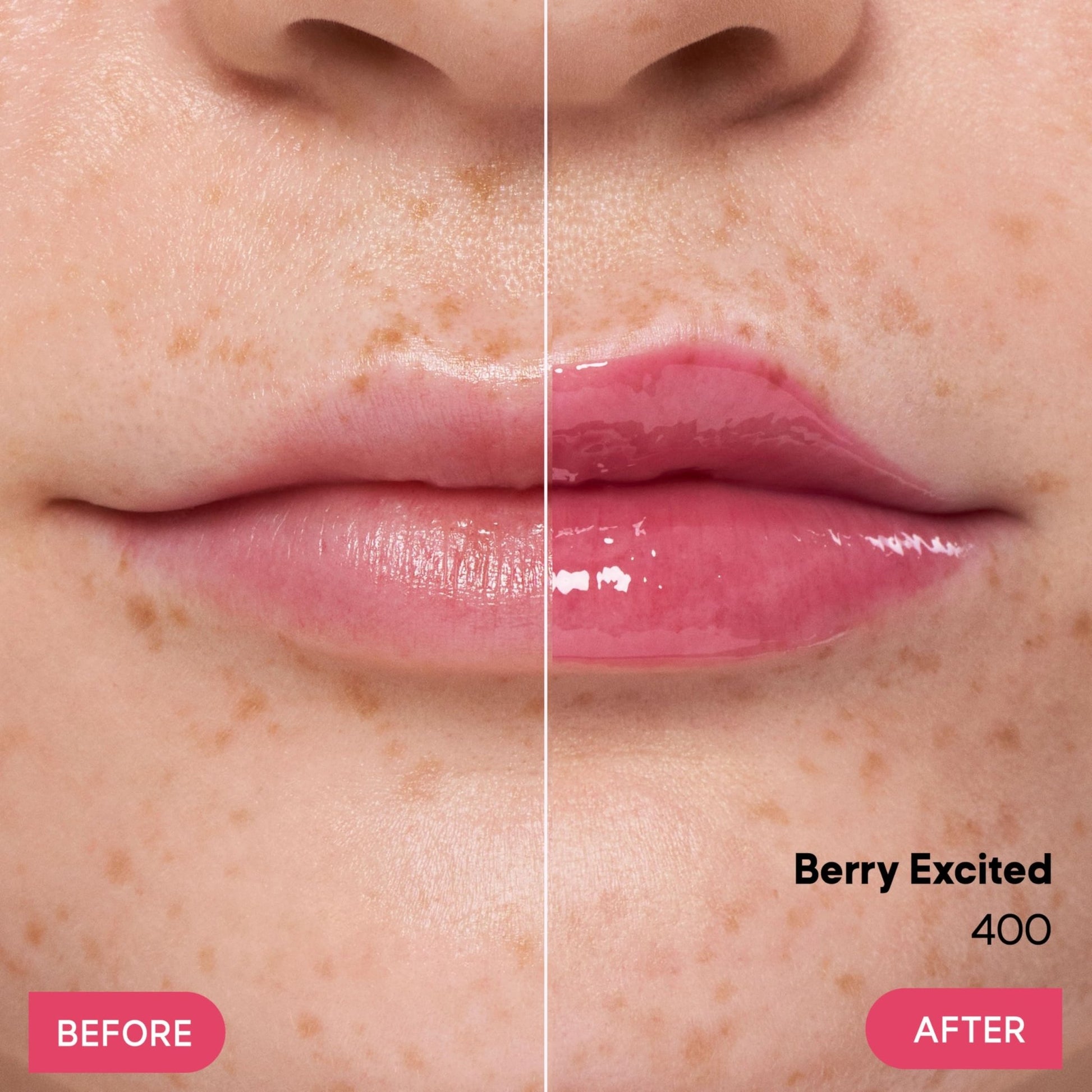 Almay Gleam Big™ Lip Serum, Hydrating and Moisturizing, Hypoallergenic Lip Gloss, Non-Sticky, 100 Positively Pink, 0.13 fl oz - dailyvitalstore
