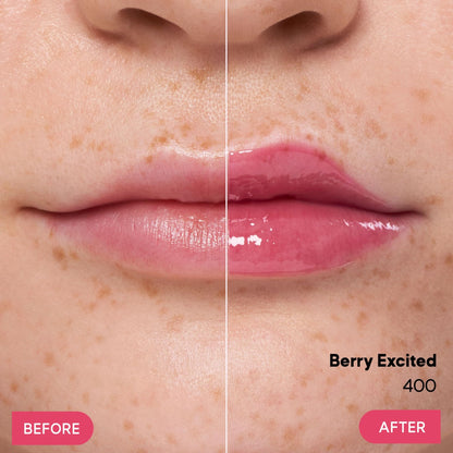 Almay Gleam Big™ Lip Serum, Hydrating and Moisturizing, Hypoallergenic Lip Gloss, Non-Sticky, 100 Positively Pink, 0.13 fl oz - dailyvitalstore