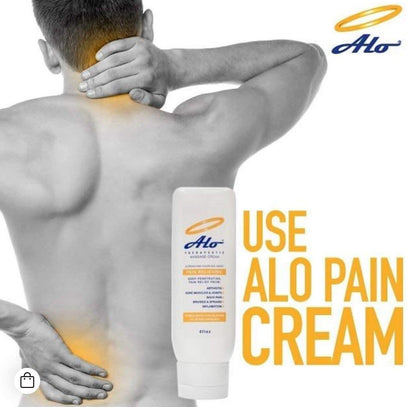 ALO Pain Relief Cream Therapy(32 oz with Pump) for Arthritis, Back Pain, Sciatica, Plantar Fasciitis, Tennis Elbow, Sore Muscles & Joints Inflammation - Working Out Aches, Acute Pain and Chronic Pain - dailyvitalstore