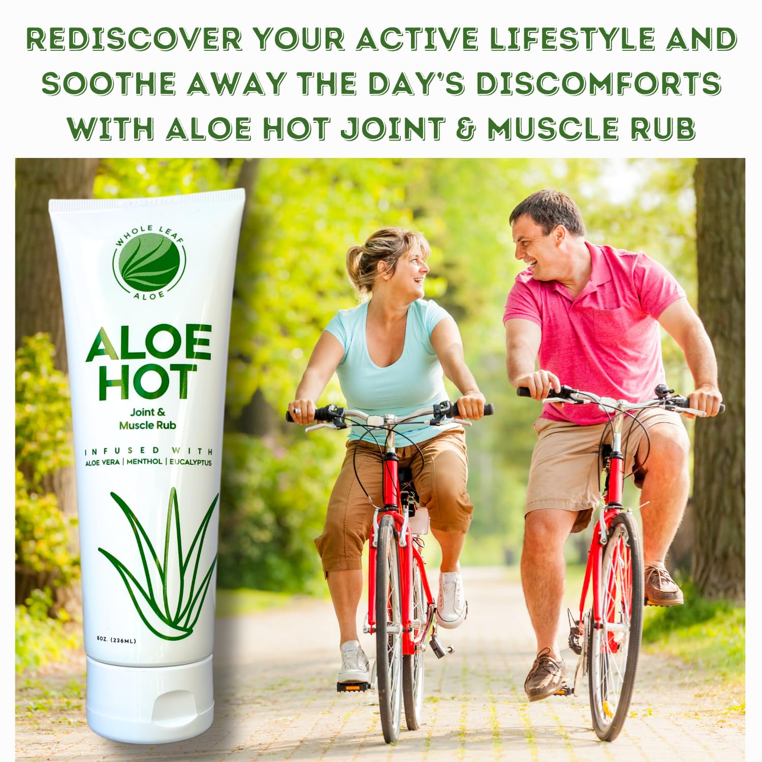 Aloe Hot Joint & Muscle Rub (8oz) - dailyvitalstore