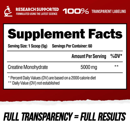 ALPHA LION Creatine Monohydrate Powder, 5000mg Per Serving (5g), Supports Muscle Strength, Power, Athletic Performance, Pure Creatina Monohydrata - dailyvitalstore