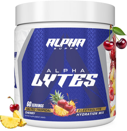Alpha Lytes - Electrolyte Powder Daily Hydration Drink Mix - Sugar-Free, Zero Calorie Instant Formula with Trace Minerals and Antioxidants - dailyvitalstore