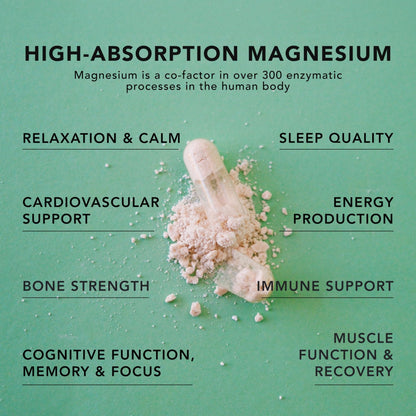 AMANDEAN Magtein Magnesium Complex. L-Threonate, Glycinate, Malate Triple Blend Chelated Magnesium Supplement. 90 Veggie Capsules. High Absorption Branded Ingredients. Brain Health, Sleep, Calm*. - dailyvitalstore
