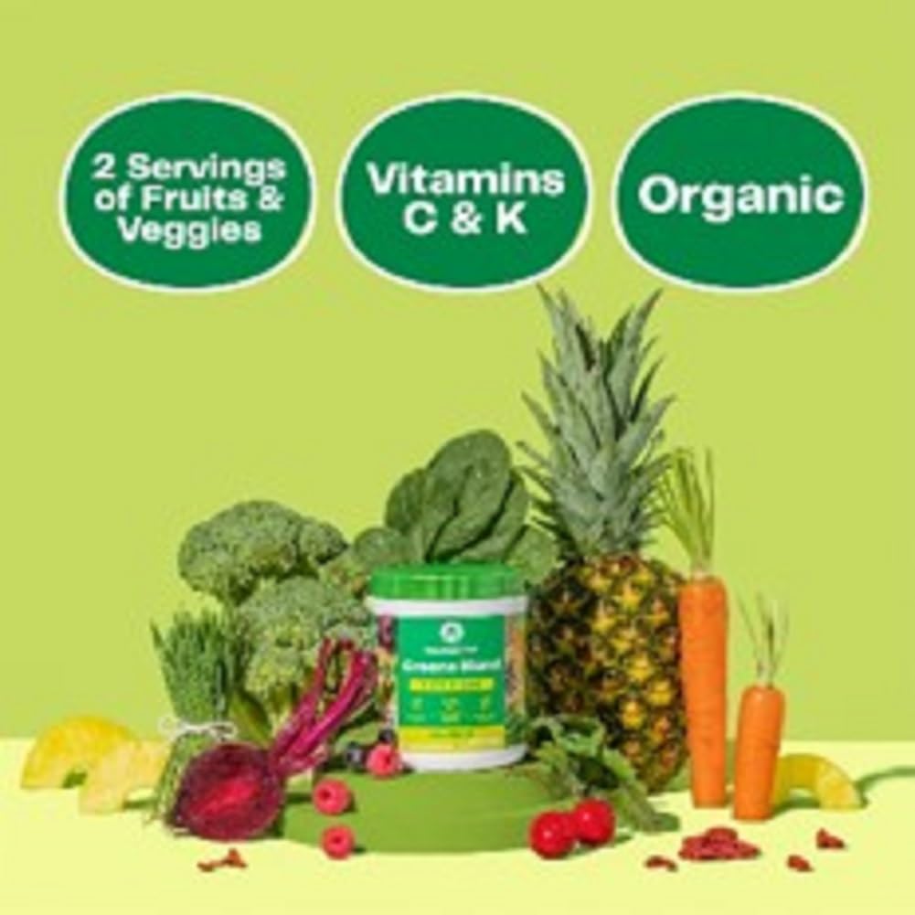 Amazing Grass Greens Blend Superfood: Super Greens Powder Smoothie Mix for Boost Energy, 60 Servings & Nature Fuel Power Beets Powder, Beet Root Powder, Support Natural Energy, 60 Servings - dailyvitalstore