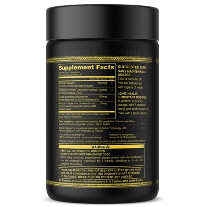 Ambrosia Mwendo - Joint & Ligament Repair | Strengthen Tendons & Increase Soft Tissue Extensibility | Muscle Soreness, & Recovery Time with BioCell Collagen | 90 Veggie Capsules - dailyvitalstore