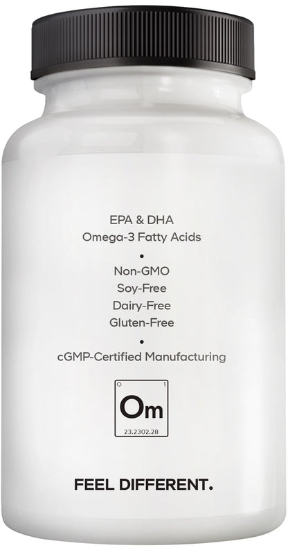 Amen Omega-3 Supplement - 1500mg High-Potency Daily Omega 3 - EPA and DHA Fatty Acids Fish Oil - 45-Day Supply - Fatty Acid Supplements - Fish Oil Pills - dailyvitalstore