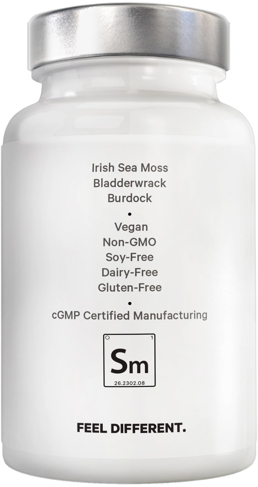 Amen Sea Moss Supplement - 1000mg Organic Irish Sea Moss, Bladderwrack, Burdock - Vitamin C, Aloe Vera, Black Pepper - Seaweed Superfood, Vitamins, Minerals, and Antioxidants - Non-GMO - 90 Capsules - dailyvitalstore