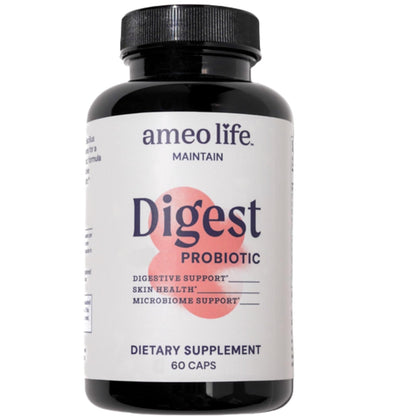 Ameo Life Probiotic for Digestive & Gut Health – Bacillus Subtilis & Bacillus Coagulans with Aloe Vera, Turmeric, Psyllium, Slippery Elm - dailyvitalstore
