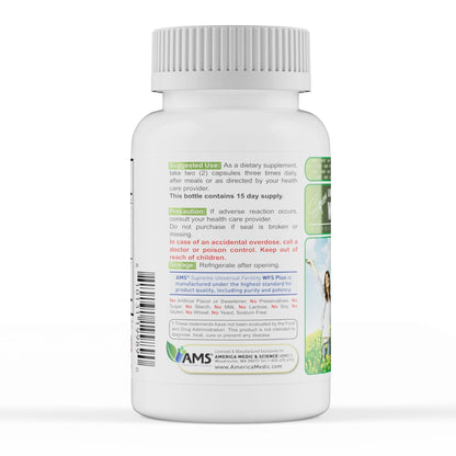 America Medic & Science WFS Plus Fertility Supplements for Women (90 Capsules) Supports Ovulatory Health | Natural Preconception Vitamins, Reproductive Aid, with D-Chiro Inositol, DHA |15-Day Supply. - dailyvitalstore
