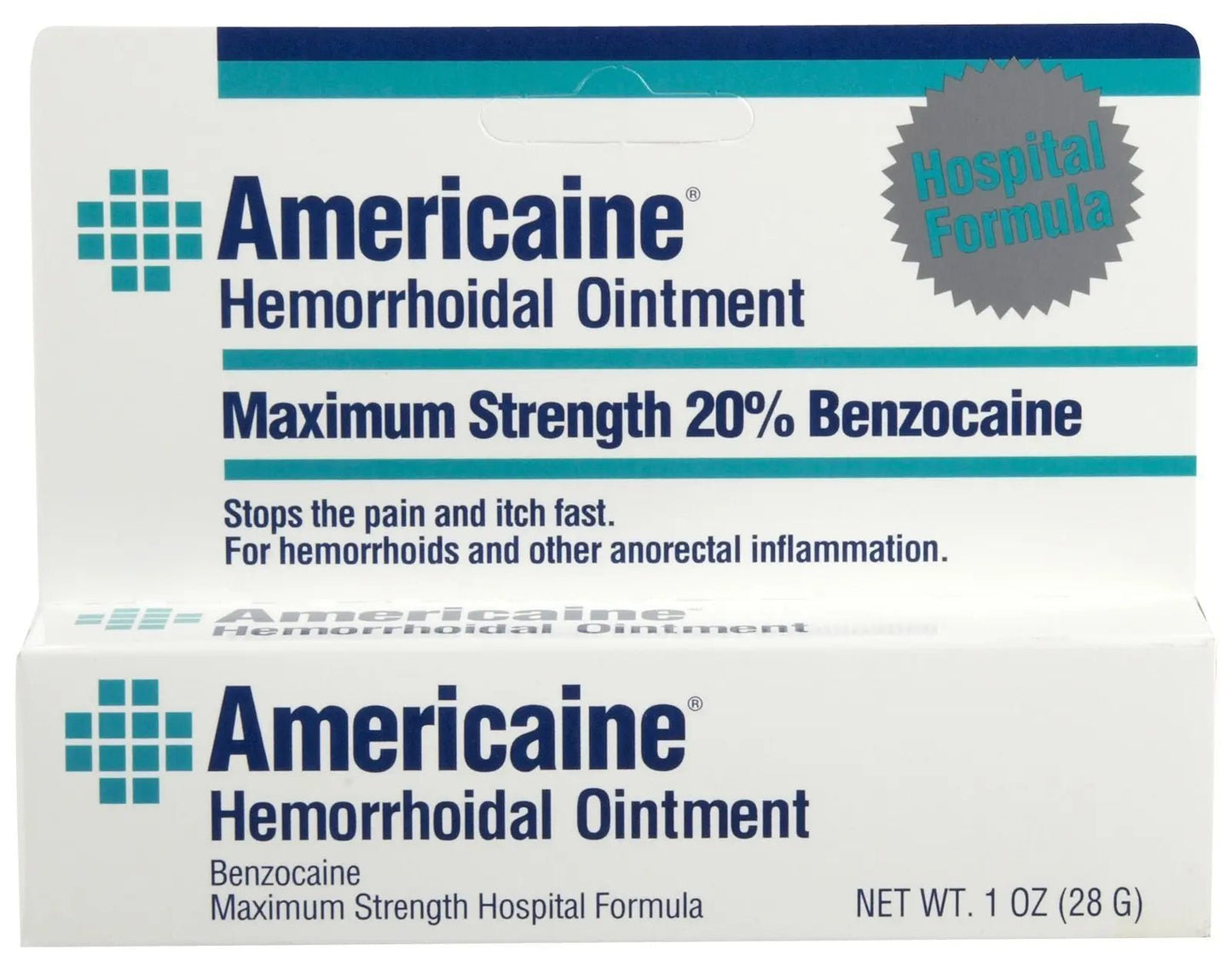 Americaine Hemorrhoidal Ointment Maximum Strength 20% Benzocaine 1 oz - dailyvitalstore