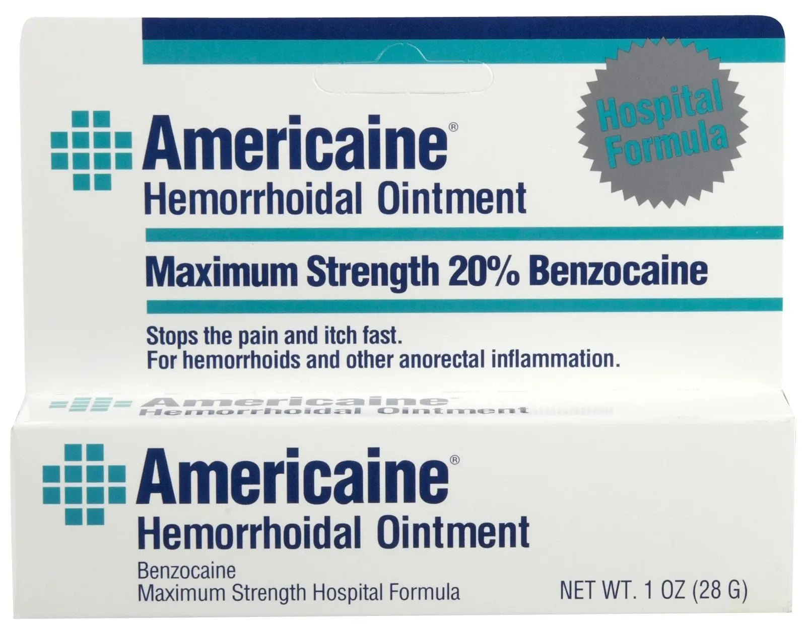 Americaine Hemorrhoidal Ointment Maximum Strength 20% Benzocaine 1 oz - dailyvitalstore