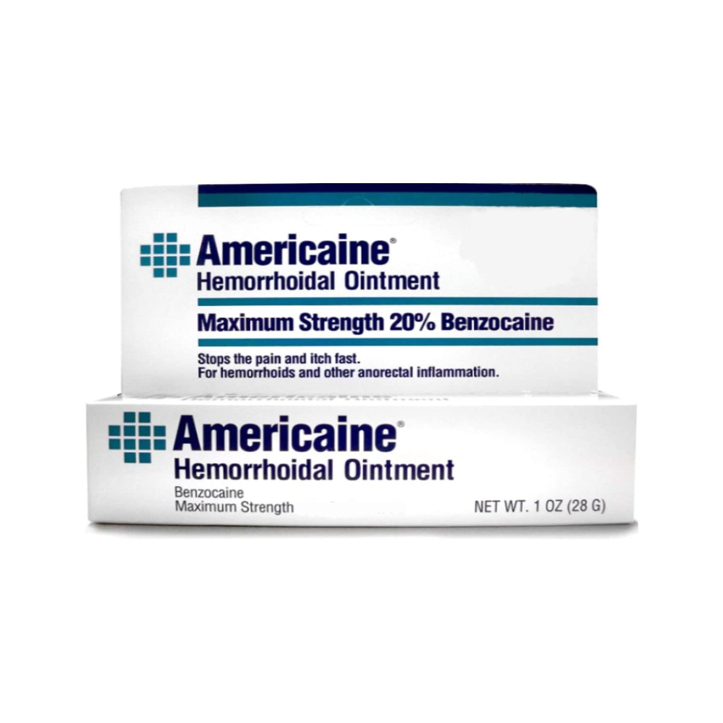 Americaine Hemorrhoidal Ointment Maximum Strength 20% Benzocaine 1 oz (Pack of 2) - dailyvitalstore