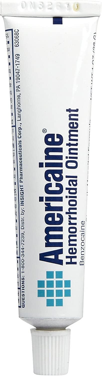 Americaine Hemorrhoidal Ointment Maximum Strength 20% Benzocaine 1 oz (Pack of 2) - dailyvitalstore