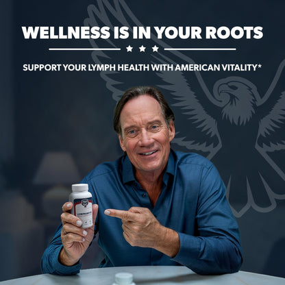 AMERICAN VITALITY LymphaVive Lymphatic Drainage Supplements for Men & Women - Lymphatic Support with Bromelain, Echinacea, Burdock Root, Dandelion, Rutin, Kelp - 60 Capsules - dailyvitalstore