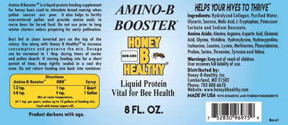 Amino-B Booster 8 oz. Bottle, Liquid Protein Vital for Bee Health - dailyvitalstore