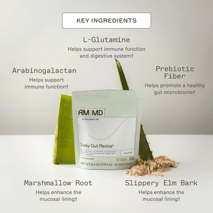 Amy Myers MD Leaky Gut Revive - Gluten-Free & Non-Dairy - Botanical Blend for Healthy Gut Support - GI Health Support with Prebiotic Fiber - dailyvitalstore