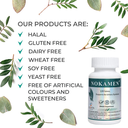 Ananta Medicare USA NOKAMEN – Kidney & Urinary Tract Support Herbal Formula, 120 Tabs - dailyvitalstore