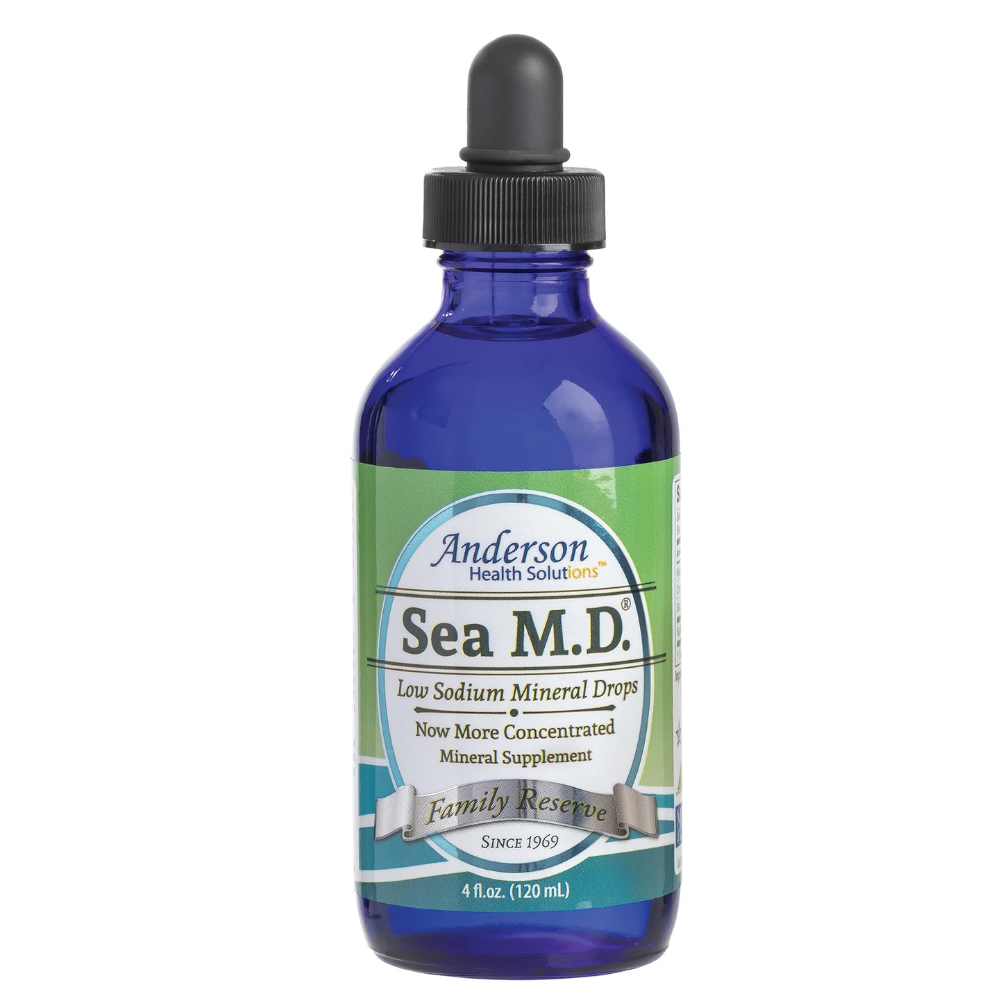 Anderson Sea M.D. Concentrated Trace Mineral Drops, 79 Trace Minerals with Magnesium, Sodium and Chloride Electrolytes - Supports Hydration, Energy - dailyvitalstore
