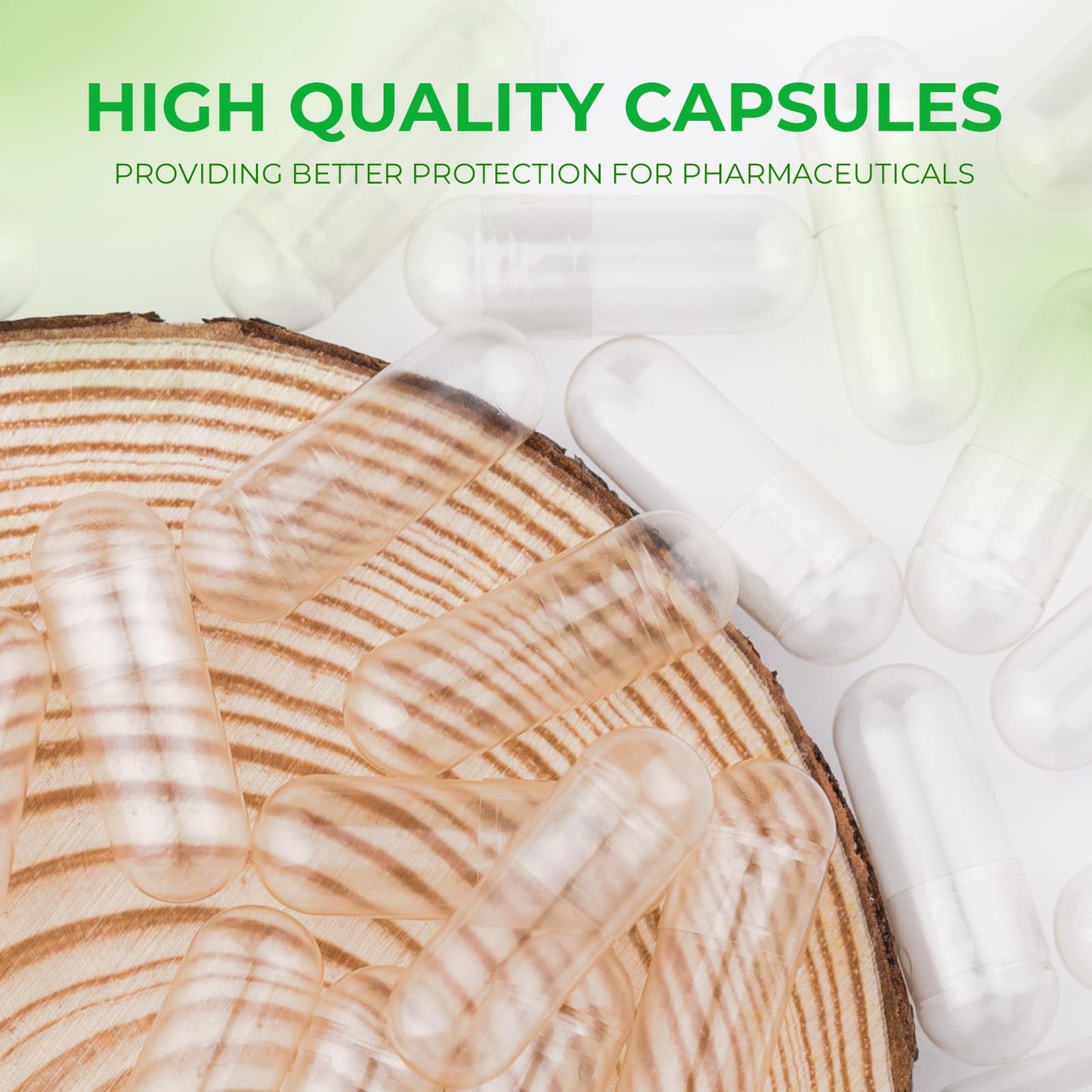 Angtai JN Vegan Empty Pill Capsules Size 2 Plant Based Clear (100 Count) Gluten Free, Non-GMO, Halal Certified Caps Filling Kit with 2 Spoons for Vegetarian DIY Your Own Supplements - dailyvitalstore
