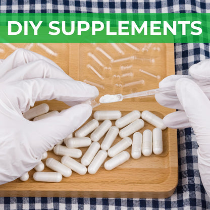 Angtai JN Vegan Empty Pill Capsules Size 2 Plant Based Clear (100 Count) Gluten Free, Non-GMO, Halal Certified Caps Filling Kit with 2 Spoons for Vegetarian DIY Your Own Supplements - dailyvitalstore
