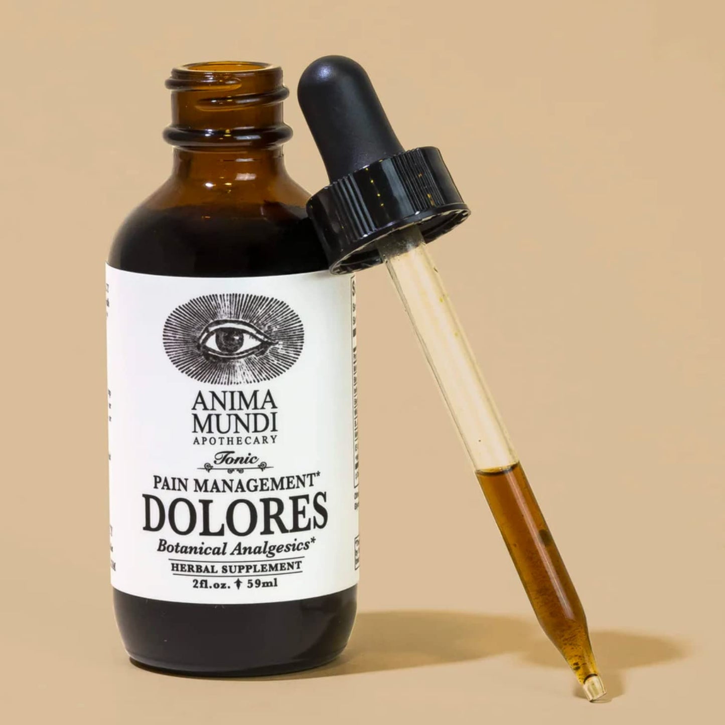 Anima Mundi Apothecary Dolores Tonic - Herbal Pain Management Supplement - Liquid Drops for Pain Management Support (2oz / 59ml) - dailyvitalstore