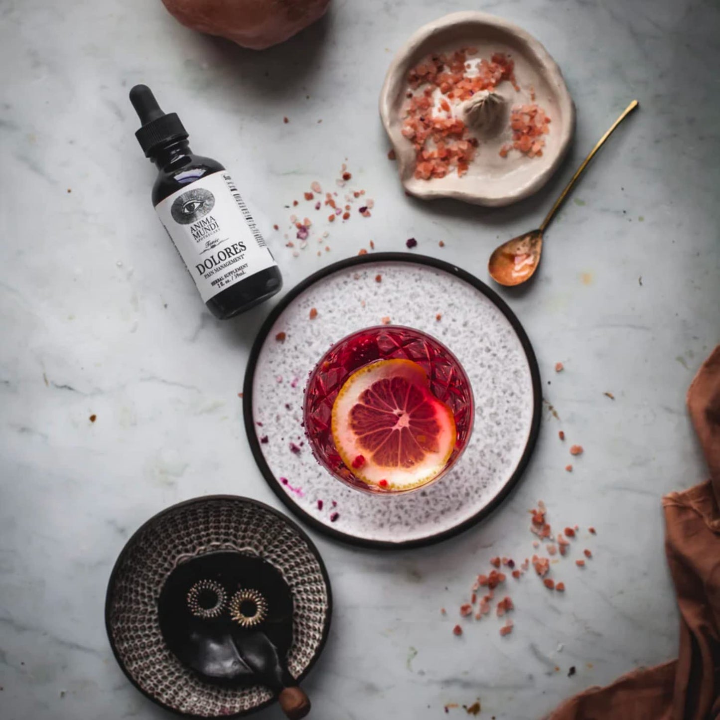 Anima Mundi Apothecary Dolores Tonic - Herbal Pain Management Supplement - Liquid Drops for Pain Management Support (2oz / 59ml) - dailyvitalstore
