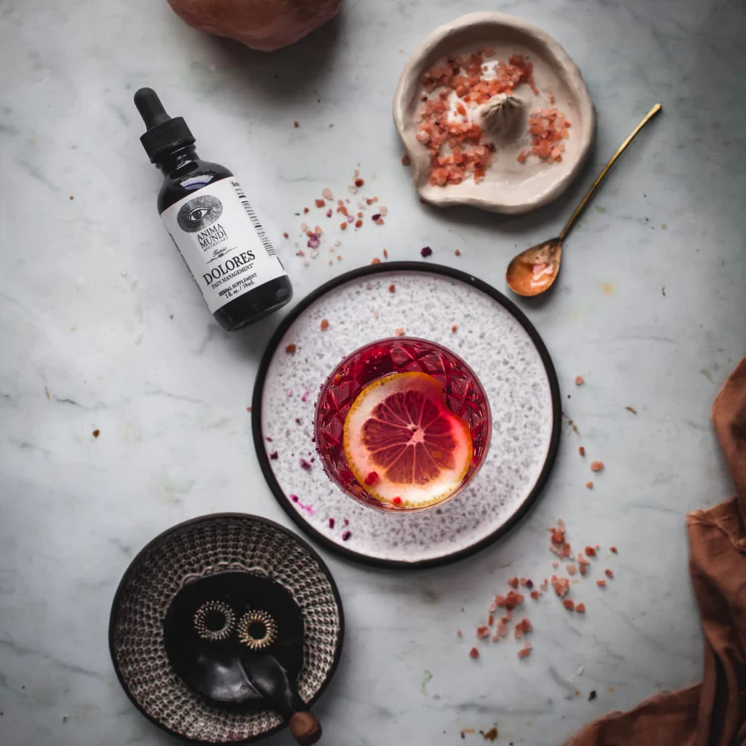 Anima Mundi Apothecary Dolores Tonic - Herbal Pain Management Supplement - Liquid Drops for Pain Management Support (2oz / 59ml) - dailyvitalstore