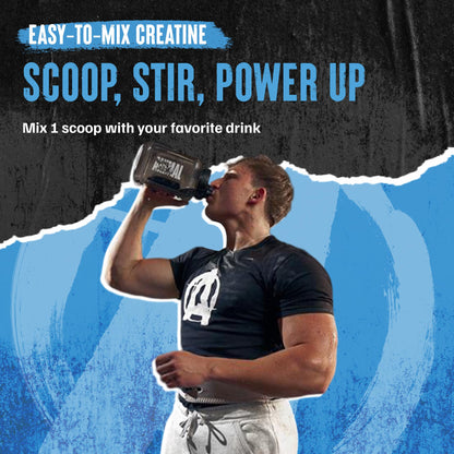 Animal Creatine Monohydrate Powder - Micronized Creatine for Women and Men, Supports Muscle Growth, Strength, Endurance, Recovery and ATP Production, - dailyvitalstore