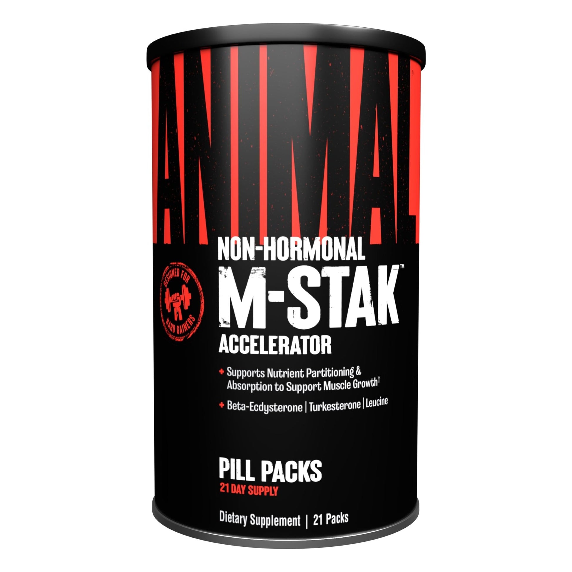 Animal M-Stak - Muscle Builder and Anabolic Mass Gainer Supplement for Bodybuilding - Lean Muscle Growth, Amino Complex and Pre Workout Energy, 21 Packs - dailyvitalstore