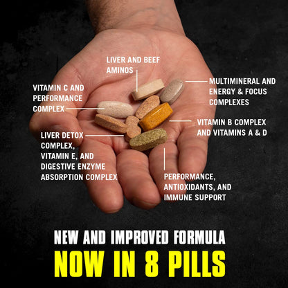 Animal Pak - Convenient Multivitamin for Men & Women Daily All-in-One Vitamin & Supplement Pack - Zinc, Vitamins C, B, D, Amino Acids, and Immune Support - Sports Nutrition Performance - 44 Count - dailyvitalstore