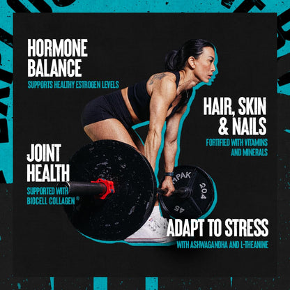 Animal Power Balance – Women's Alpha F Comprehensive Formula – Supports Hormonal Balance, Complexion, Hair, Nails, Mood and Stress, Intestinal Health, & Bone and Joint Health – 30 Packs - dailyvitalstore