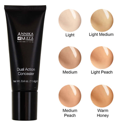Annika Maya Dual Action Undereye Concealer for Neutralizing Dark Circles (Light) - dailyvitalstore
