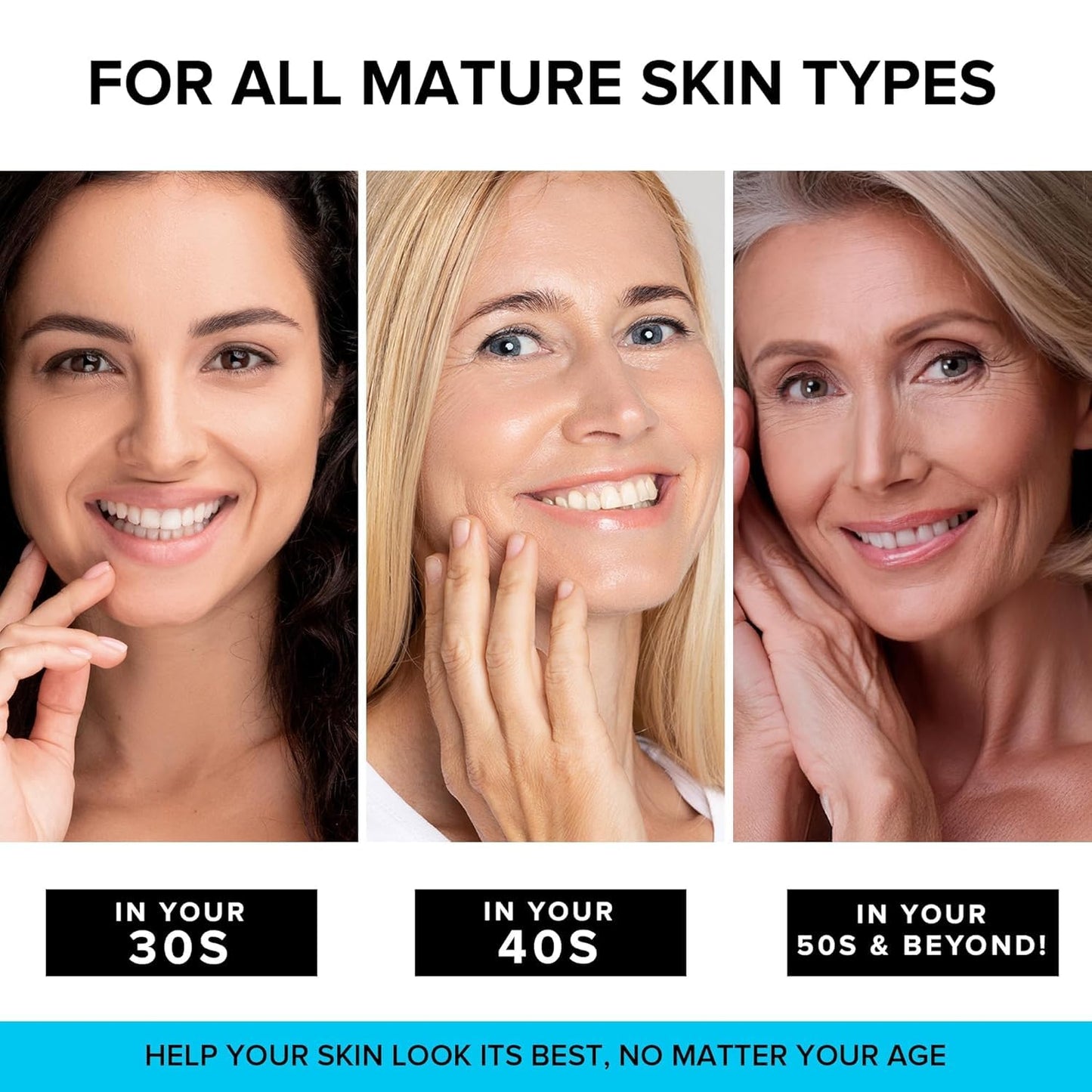 Anti-Aging Face Moisturizer with Retinol, Collagen & Hyaluronic Acid - Made in USA - Moisturizer Face Cream for Women & Men - Firming & Hydrating Neck Cream - Day & Night Skin Care - 1.7 fl oz - dailyvitalstore